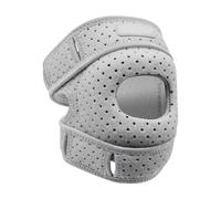 Elnwnnkc Genouillère stabilisatrice réglable pour la course à pied, le cyclisme, tissu respirant, accessoire de sport, genouillère à double sangle pour la course à pied et le cyclisme