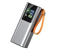 Elnwnnkc Grande capacité compacte de secours 20 000 mAh avec chargement rapide PD100 W et lampe torche LED pour appareils mobiles et ordinateurs portables résistants à l'eau