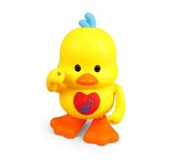 Elnwnnkc Interactive Dancing Duckling Robot Toy with Music and LED Lights for Kids Age 3+ Educational Learning Gift Dancing Duck Toy with Music and Lights for Kids