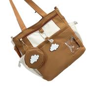 Elnwnnkc Itabag À Harajukus Bandoulière Messagers À Bandoulière Sacoche Capacité Cahier Broche Affichage Cadeaux Épaule