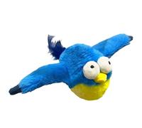 Elnwnnkc Jouet d ' Oiseau de Simulation gazouillis électrique Rechargeable, Oiseau à Ailes battantes pour félins, Jouet à Vibrations Amusant et d ' Exercice