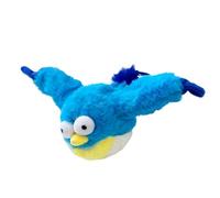 Elnwnnkc Jouet électrique de réplication d'oiseau stationnaire pour chat avec sons réalistes et action à distance pour satisfaire l'ennui naturel