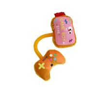 Elnwnnkc Jouet pour animal domestique avec menthe à chat et clochettes auditives encourage le jeu actif du cordon de téléphone - Exercice de mastication pour chatons adultes chats chats avec