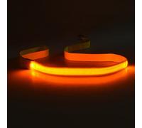Elnwnnkc Laisse LED rechargeable en nylon imperméable avec poignée rembourrée pour une meilleure visibilité et nuit
