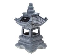 Elnwnnkc Lampe de paysage en résine pour intérieur et extérieur - Lampe solaire décorative anti-déformation - Étanche