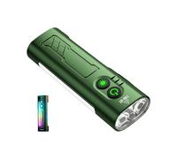 Elnwnnkc Lampe de poche compacte et lumineuse - Différents modes - En alliage d'aluminium - Étanche - Outil d'éclairage d'urgence - Lampe de poche portable