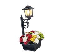 Elnwnnkc Lampe solaire de jardin pour fleurs - Décoration extérieure - Étanche - Aménagement paysager - Mur solaire pour jardin
