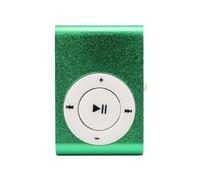 Elnwnnkc Lecteur MP3 à Clip en métal avec Extension de Carte, Sortie de Bonne qualité, lectures Continues pour Les Amateurs de Voyage, Lecteur de Musique