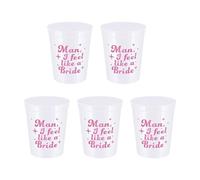 Elnwnnkc Lets Go Girls Cups pour EVJF, 5 White