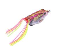 Elnwnnkc Leurre Flottant à Double hameçon, leurre Grenouille de 7 cm pour Le Lancer en Eau Douce, pour Les recherches de Couverture Peu Profonde et Les modèles d ' Utilisation des rivières