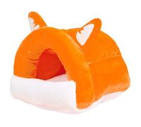 Elnwnnkc Lit hamac pour Animaux de Compagnie, nid de rongeurs Lavable pour Hamster, avec Remplissage Chaud, Repos pour Petits Animaux, lit de Sommeil, cachette, nid d ' Animal de Dessin animé