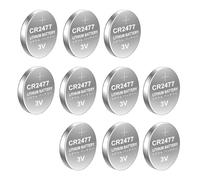 Elnwnnkc Lot de 10/5 piles bouton CR2477 3 V 1000 mAh Alimentation stable pour montres électroniques jouets