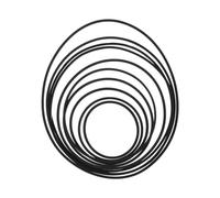 Elnwnnkc Lot de 100/200 courroies de tourne-disque en caoutchouc pour remplacement de cassettes de tourne-disque 25-70 mm