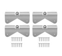 Elnwnnkc Lot de 2/4 charnières d'extension de gouttière - Extension de bec de descente - Charnière rectangulaire carrée de rechange pour gouttière - Outil d'entretien pliable