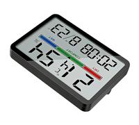 Elnwnnkc Lot de 2 thermomètres et hygromètres électroniques à Placement Flexible avec, Option de arrière magnétique pour Une Installation Pratique, hygro magnétique