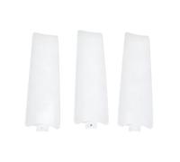 Elnwnnkc Lot de 3 palettes de réparation de ventilateur de plafond en ABS blanc pour installation de moyeu assorti Tâches d'utilisation Pagaies de ventilateur de rechange Pièces de réparation de