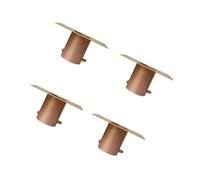 Elnwnnkc Lot de 4 adaptateurs de gouttière à maillons de chaîne de pluie pour extérieur, paysage décoratif, durabilité, dérivation de l'eau pour décoration de jardin, connecteurs de pluie fonctionnels