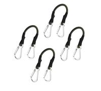 Elnwnnkc Lot de 4 élastiques de camping portables multifonctionnels pour alpinisme, cyclisme, voyage, haute résistance
