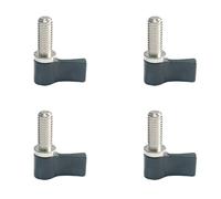 Elnwnnkc Lot de 4 vis de poignée de type L en alliage d'aluminium léger pour équipement de photographie, accessoires de montage réglables