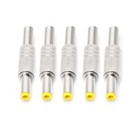 Elnwnnkc Lot de 5 connecteurs mâles 5,5 x 2,5 mm en métal pour lecteur MP3, lecteur MP4, audio-vidéo