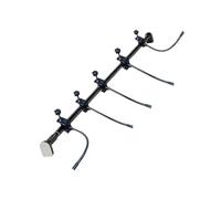 Elnwnnkc Lot de 5 crochets de Noël extensibles en métal à fixation murale pour couronnes de vacances, décorations lumineuses réglables pour plantes de Noël