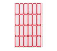 Elnwnnkc Lot de 50 feuilles d'étiquettes autocollantes inscriptibles pour enveloppes, dossiers, bocaux, boîtes d'école, de cuisine