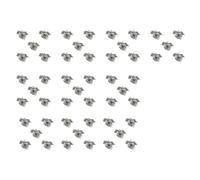 Elnwnnkc Lot de 50 pendentifs en alliage robuste en forme de cheval, faciles à utiliser, diverses décorations de bijoux, 25 x 21 mm, taille unique, Comme décrit