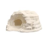 Elnwnnkc Maison imprimée en 3D pour Animaux de Compagnie, lézards, Grotte, Reptiles, habitats, décors pour, Terrarium, Paysage et Aquarium, décoration sous-Marine, Maison d ' Habitat de Reptiles