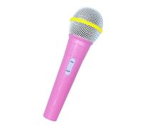 Elnwnnkc Modèle de Jouet de Microphone coloré hébergeant des interviews, des Jeux de scène, modèle de Jouet de Microphone Festif pour pour Les Spectacles sur scène, Faire Semblant de Chanter pour