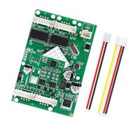 Elnwnnkc Module de commutateurs Fast Ethernet à 4 Ports avec indicateurs LED et entrée de tensions Larges DC5-48 V pour appareils domestiques intelligents commutateurs Ethernet Gigabit