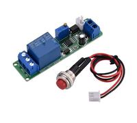 Elnwnnkc Module de contrôle de synchronisation 12 V - Module de relais de temps de temporisation réglable pour projets électroniques d'automatisation de projets électroniques - Relais de minuterie