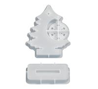 Elnwnnkc Moule en silicone alimentaire en forme de flocon de neige pour savon et vacances d'enfants | Moule multifonction en forme de flocon de neige pour sapin de Noël