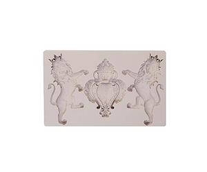 Elnwnnkc Moule en silicone pour tête d'animaux - Outils de décoration de gâteau d'anniversaire - Moules antiadhésifs pour bonbons et chocolat - Petites formes carrées - Petit moule - Couleur blanche