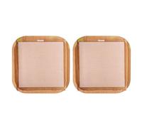 Elnwnnkc Moules de Cuisson pour gâteaux, Desserts, Artisanat, Tampon de gaufrage en Dentelle Acrylique pour Fondant, Sucre, gâteaux en Dentelle, Outil de décoration d ' Accent