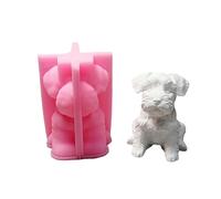 Elnwnnkc Moules en silicone 3D en forme d'animal pour chien - Décoration de moulage en résine époxy - Fournitures d'artisanat