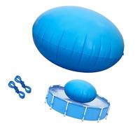 Elnwnnkc Oreiller de protection imperméable permanent pour piscine avec câbles de 2 x 3 m pour une fixation sécurisée et un rangement gratuit en PVC solide