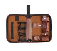 Elnwnnkc Organisateurs d ' accessoires de golf avec étui en cuir à fermeture éclair à plusieurs fentes pour ensemble d ' accessoires de golf de joueur professionnel