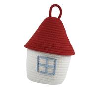 Elnwnnkc Panier en Corde de Coton Polyvalent, organisateurs décoratifs tissés, Poubelle pour Maisons Modernes, adapté à Divers Styles d ' intérieur