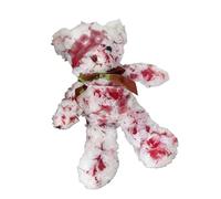 Elnwnnkc Peluche Ours endommagé pour Collections Gothiques, blessures réalistes, Accessoires de Costumes d ' Halloween et Accessoires de Cosplay