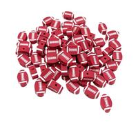 Elnwnnkc Perles Ovales en Argile Brune 200 Pièces pour La Fabrication De Bijoux À Faire Soi-même Y Compris Bracelets Et Porte-clés Accessoires