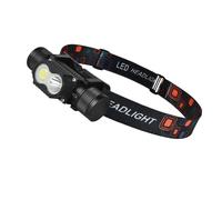 Elnwnnkc Phares de course à pied, champing, pêche, lampe de travail pour travailleurs de réparation et activités nocturnes lampe frontale légère