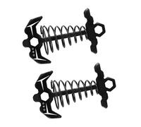 Elnwnnkc Piquets de pour Tente de Camping Coupe-Vent en Alliage d ' Aluminium, Ensemble de piquets de Tente pour Une Installation Facile et Rapide, piquets de Camping Polyvalents