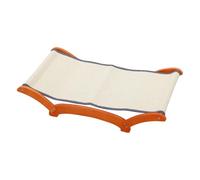 Elnwnnkc Planche à chat permanente en sisal naturel avec cadre en bois solide pour utilisation permanente des animaux domestiques meubles multifonctions avec poteau et chaise longue