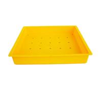 Elnwnnkc Plateau de Rangement en Plastique pour Plateau de Golf, Plateau Distributeur de de Golf avec Trou, de Balle d ' entraînement Portable, équipement de Golf, d ' entraînement Portable