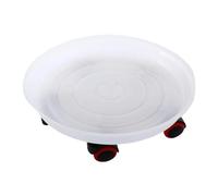 Elnwnnkc Plateau de rangement robuste pour plantes avec grand pot qui se déplace facilement sur balcon ou terrasse Plateau de jardin coulissant Base mobile