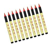 Elnwnnkc Pointe pinceau Stylo d ' écriture taoïste Encres noires ou rouges pour textes religieux Caractères chinois traditionnels Scripts religieux Pinceau d ' écriture rituel taoïste