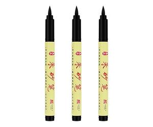 Elnwnnkc Pointe pinceau Stylo d ' écriture taoïste Encres noires ou rouges pour textes religieux Caractères chinois traditionnels Scripts religieux Pinceau d ' écriture rituel taoïste