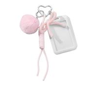 Elnwnnkc Porte-clés À Nœud Papillon Élégant avec Pompons Joli Pendentif pour Clé pour Femmes Et Filles Utilisation Quotidienne Porte-Cartes Essentielles