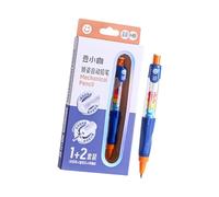 Elnwnnkc Porte-mine ergonomique avec recharges, taille-crayon automatique intégré et gomme pour enfants, étudiants, rédaction, crayons automatiques multicolores