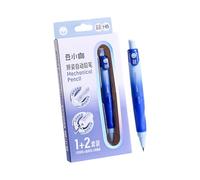 Elnwnnkc Porte-mine ergonomique avec recharges, taille-crayon automatique intégré et gomme pour enfants, étudiants, rédaction, crayons automatiques multicolores